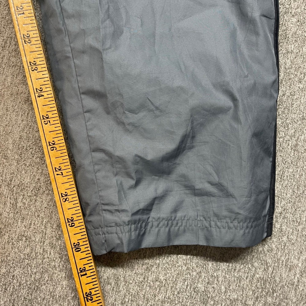 Adidas ClimaShell Wind Pants Mens XL Gray Black Stripe Track Athletic Joggers - Picture 6 of 12